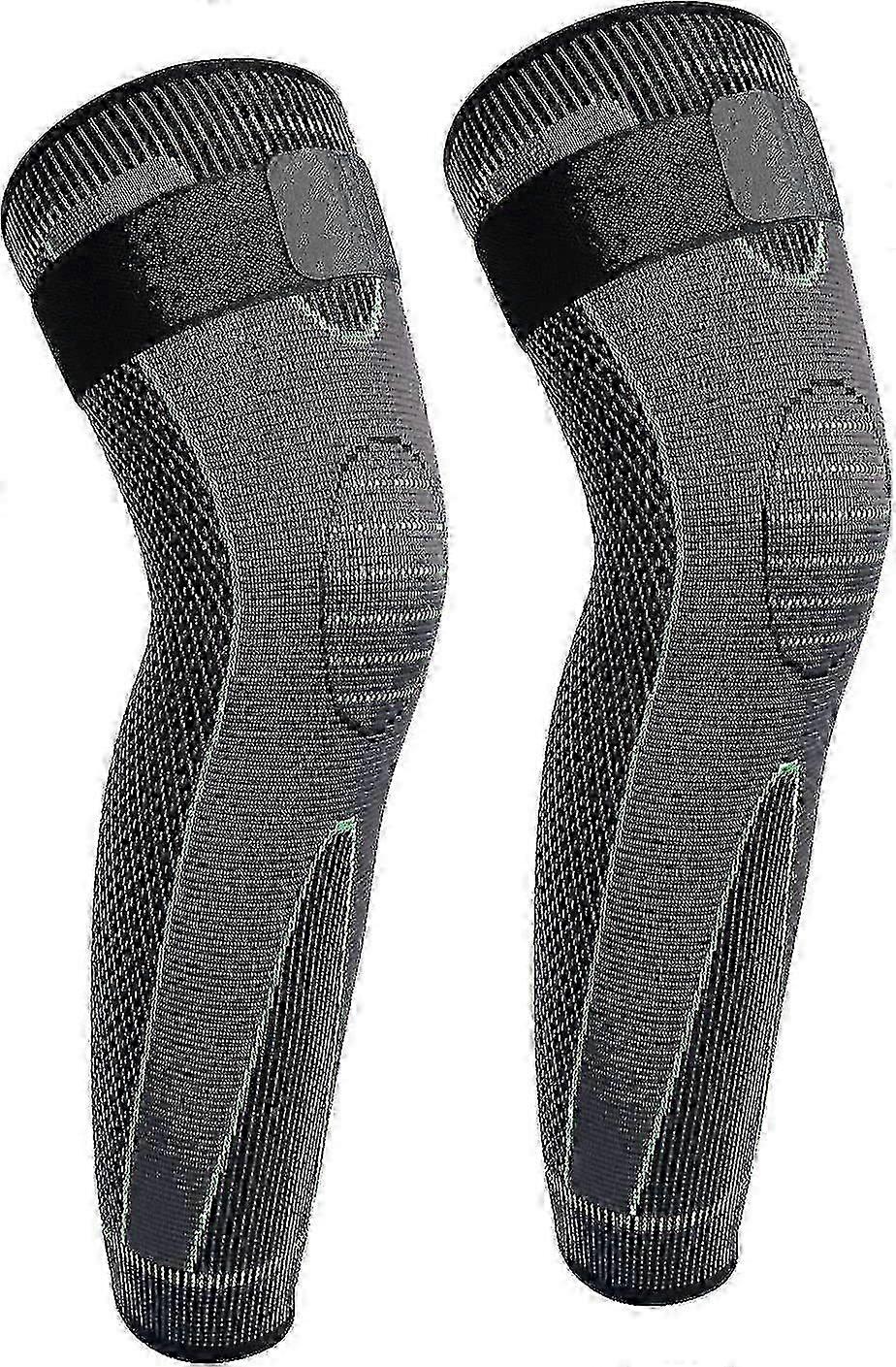 Compression Leg & Knee Sleeves Pair for Varicose Veins Relief, Leg Swelling Support