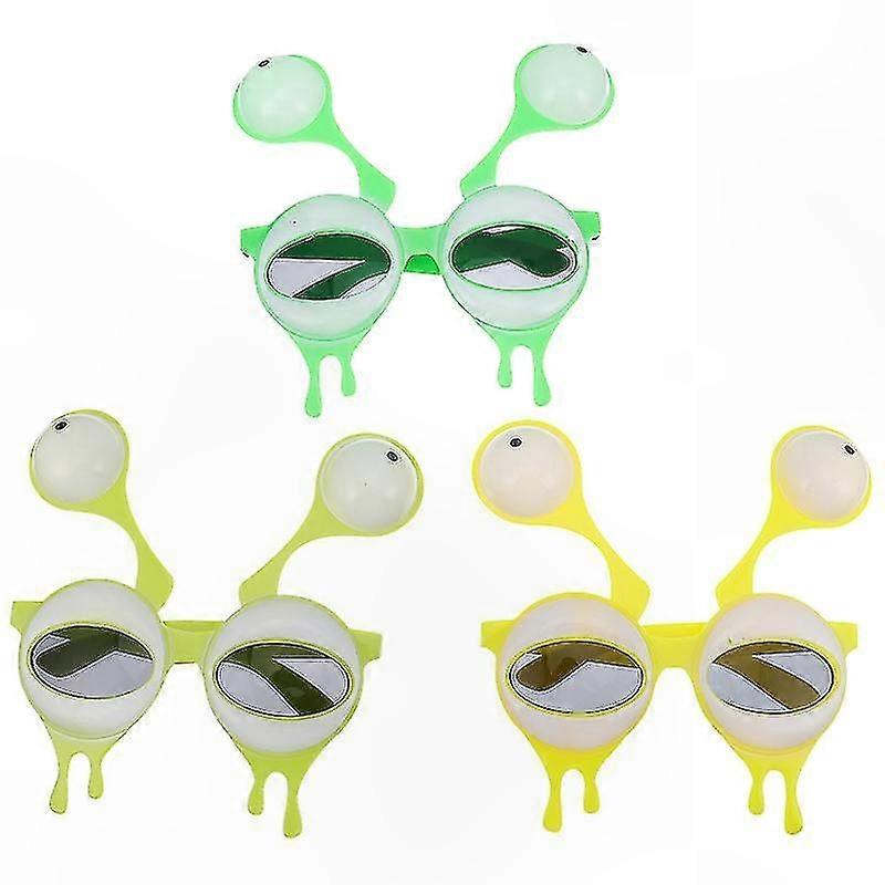 3-Pack Humorous Alien-Themed Glasses