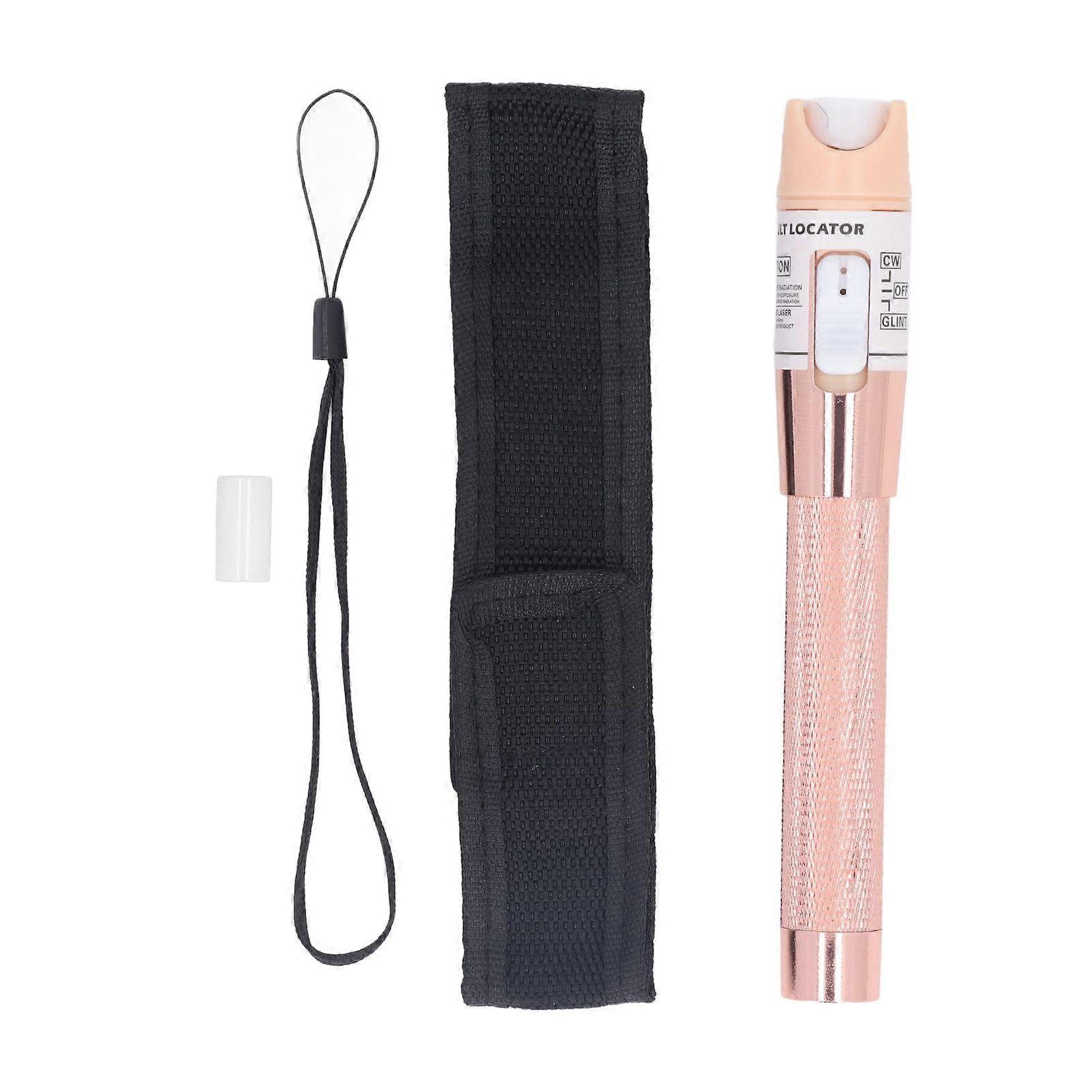 Fiber Optic Test Pen 80MW Visual Fault Locator 80KM Range Optical Fiber Cable Tester for LC FC SC ST Connector