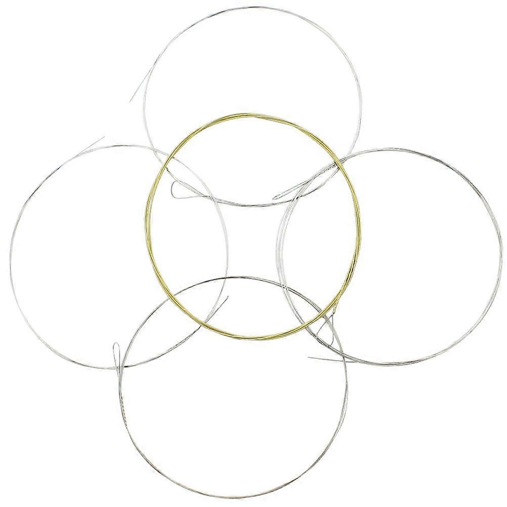 5pcs Professional 5-String Banjo Strings Music Wire Sturdy Strings Banjo Strings