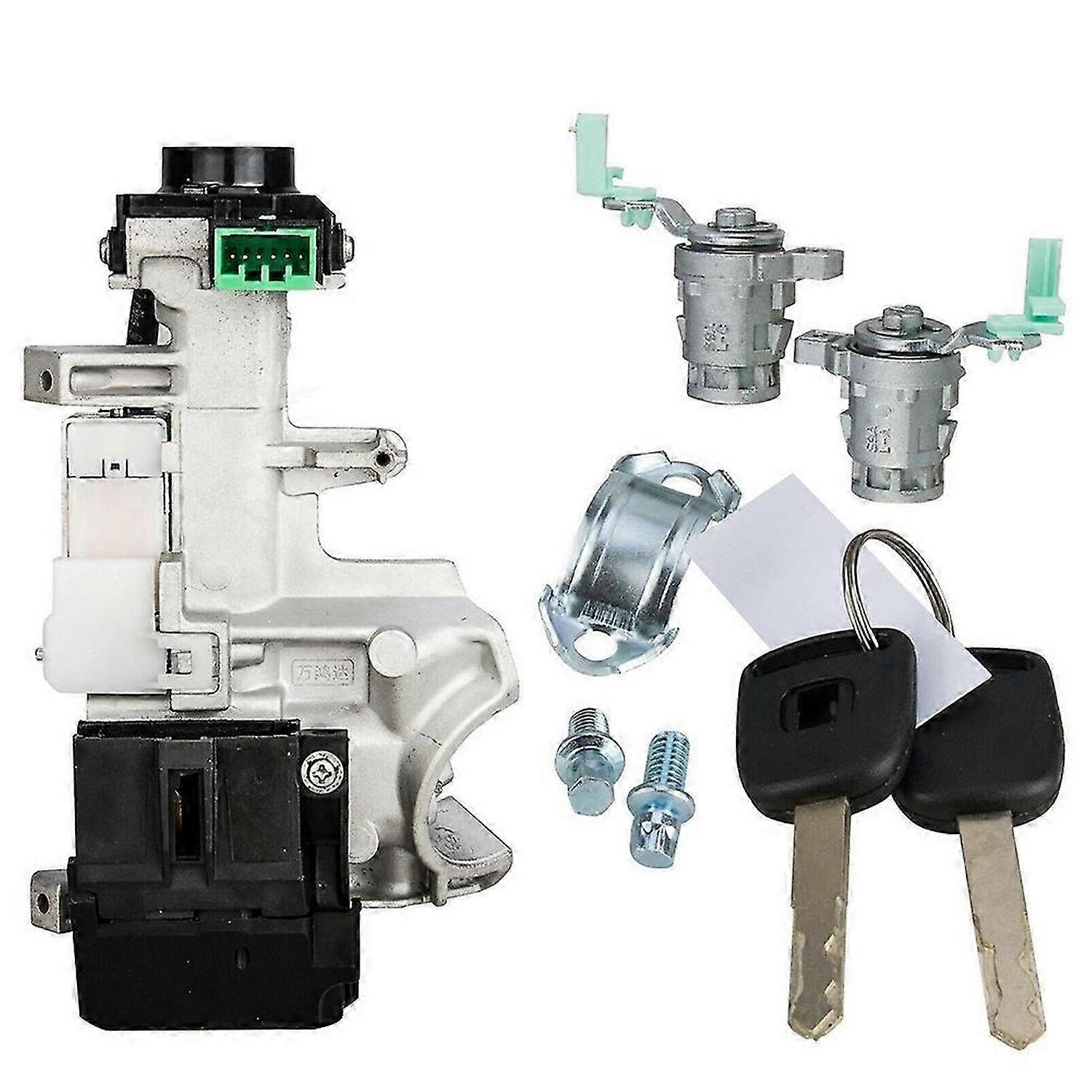 Car Door Lock Ignition Switch with Keys Complete Set for