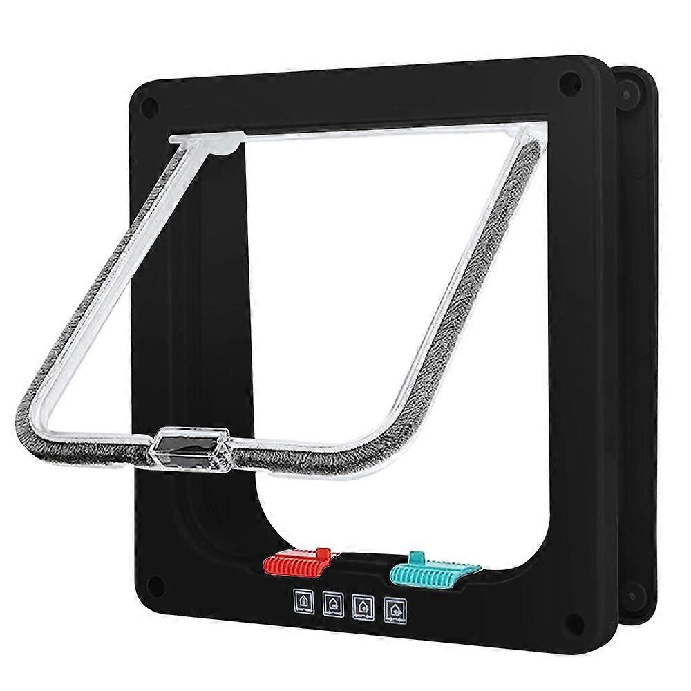 Pet Supplies 4 Way Small M Size Cat Pet Screen Flap Door Free Access Door