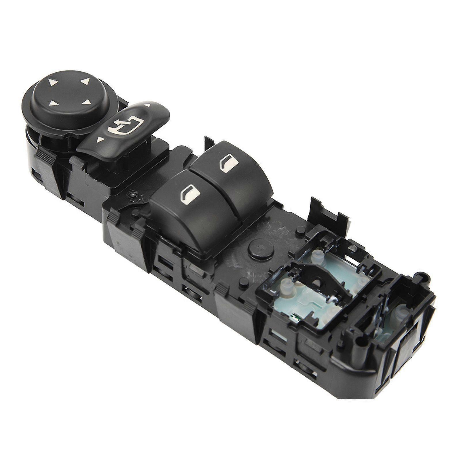 Power Window Switch 9651464277 4 Button Driver Side Master Window Control Button Replacement for Citroen C4 20042011