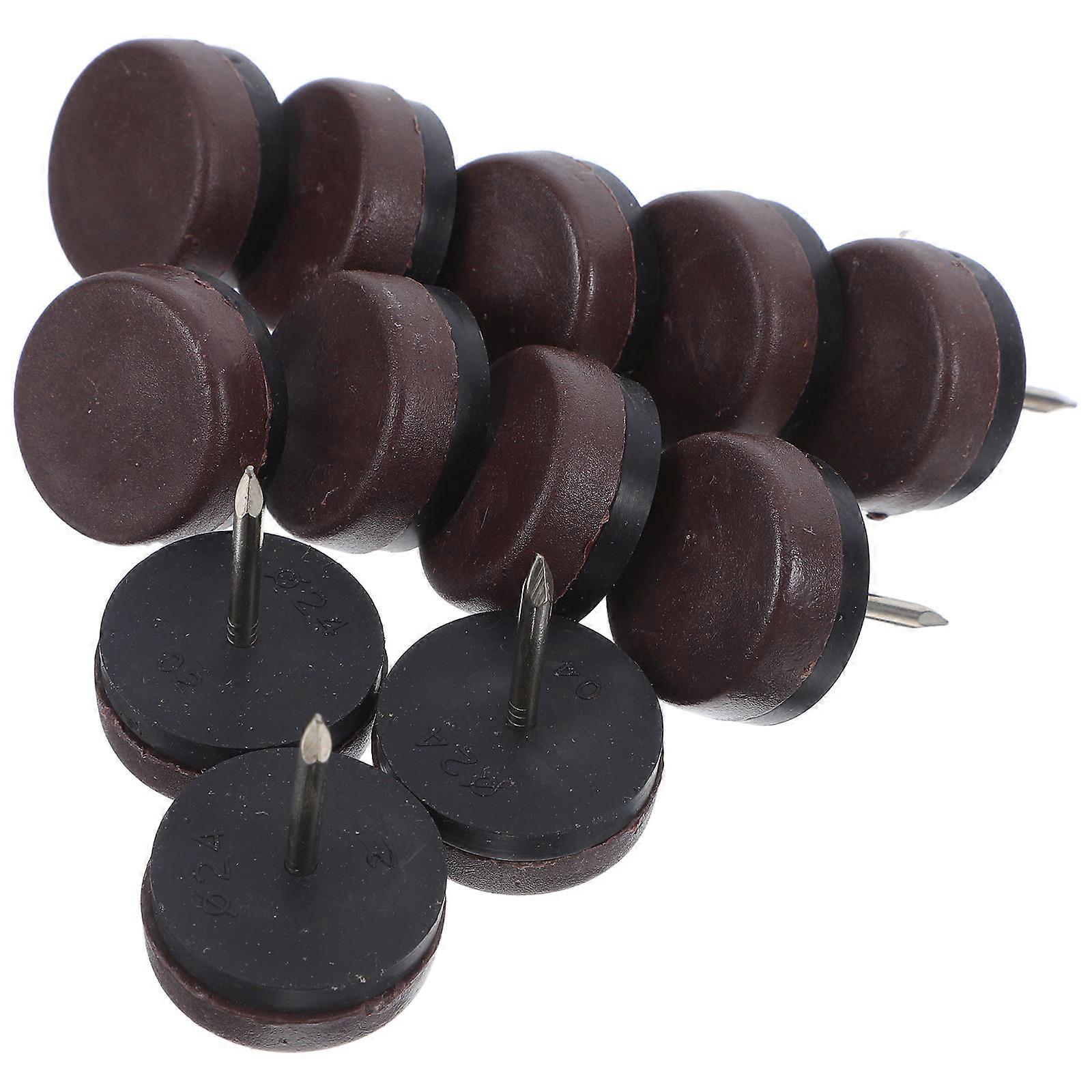Anti Slip Pads Small Patio Furniture Feet Table Levelers Non Slip Pads for Hardwood Floors and Carpets Brown 3 00X2 40X2 40CM Stabilization 40Set