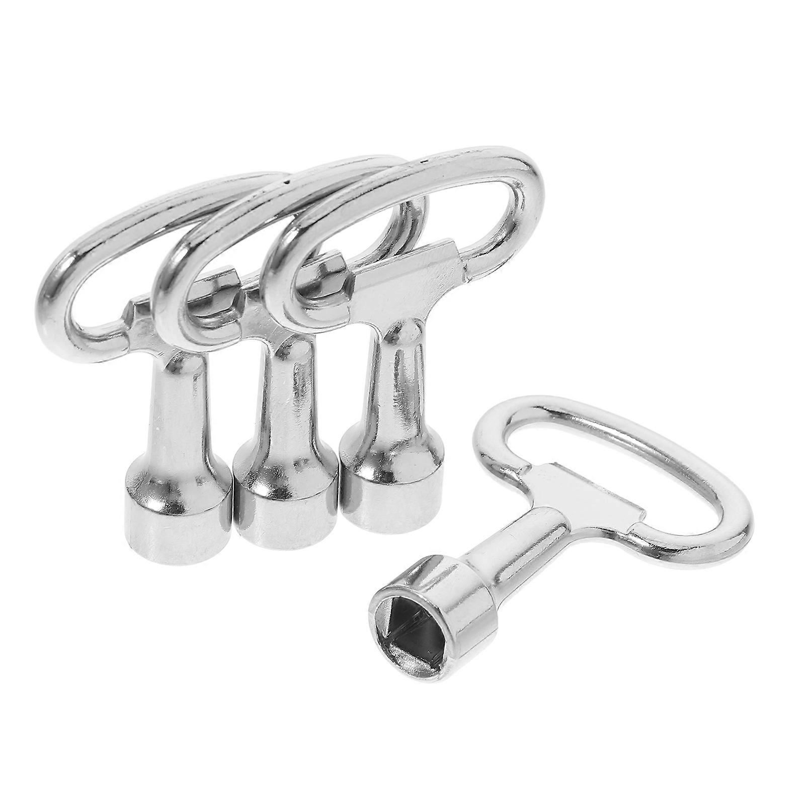 Metal Square Key for Water Meter Use Electrical Cabinet 16Pcs