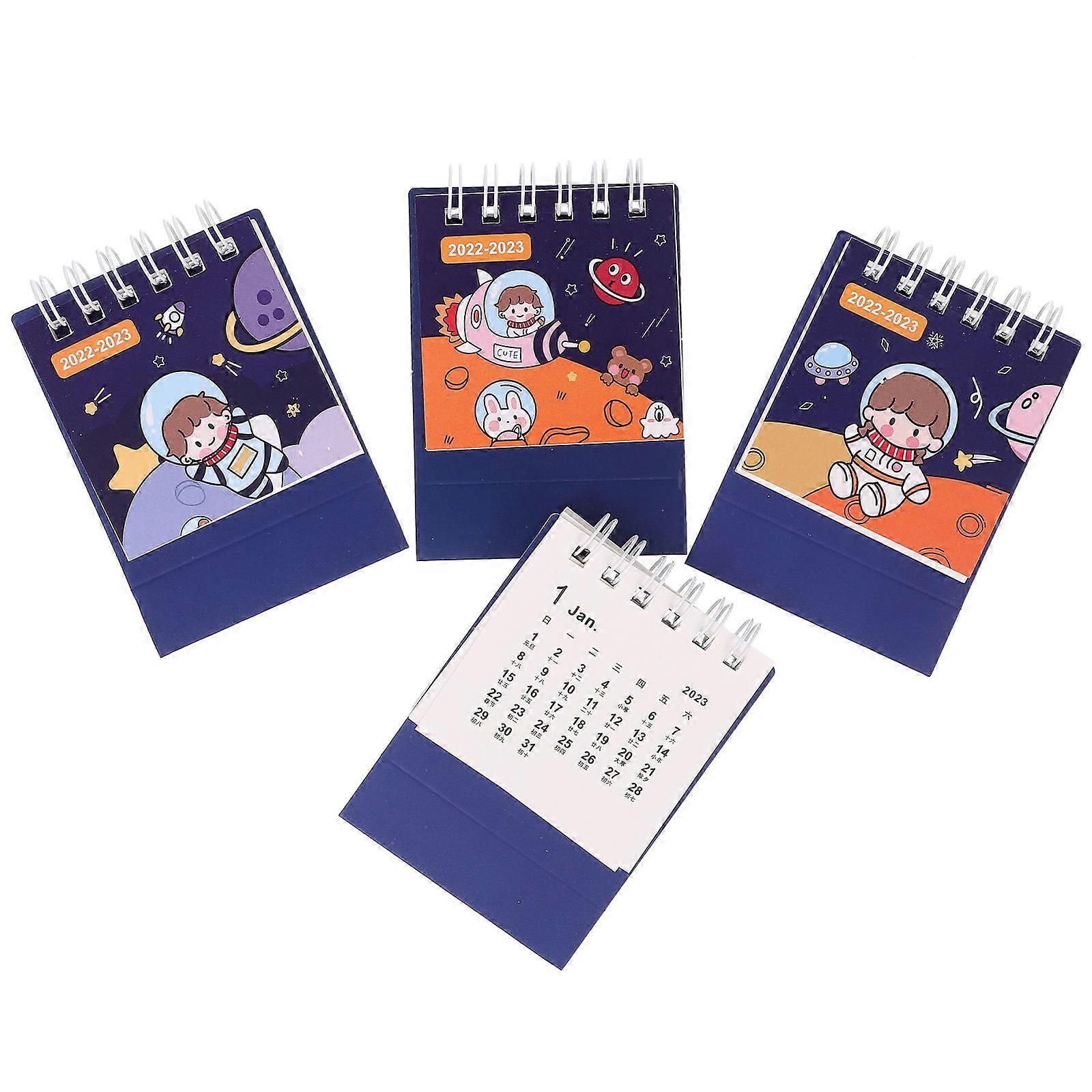 Household Desk Calendar 16Pcs Convenient Desk Calendar for Office Use