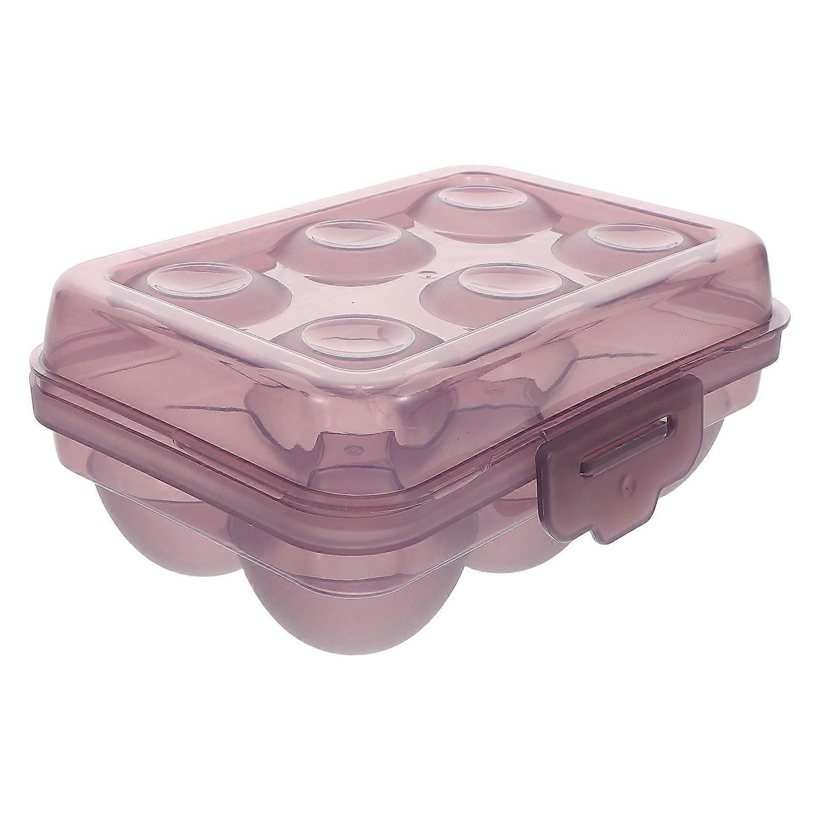Portable Egg Holder Shockproof Flat Design for Outdoor Use 5Pcs Set