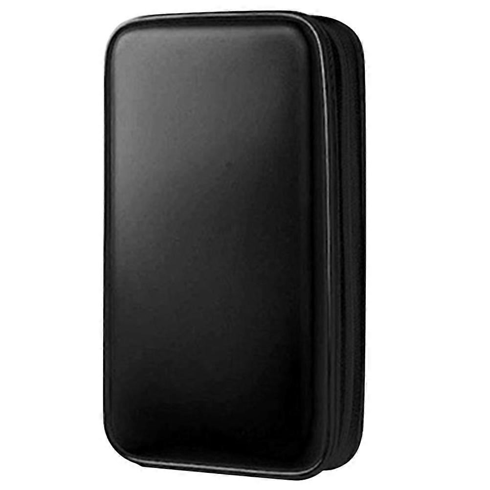 2Pcs CD Holder DVD Disc Bag With 80 Capacity For Car Or Home Portable Use Featuring Hard Case And Zipper Technology