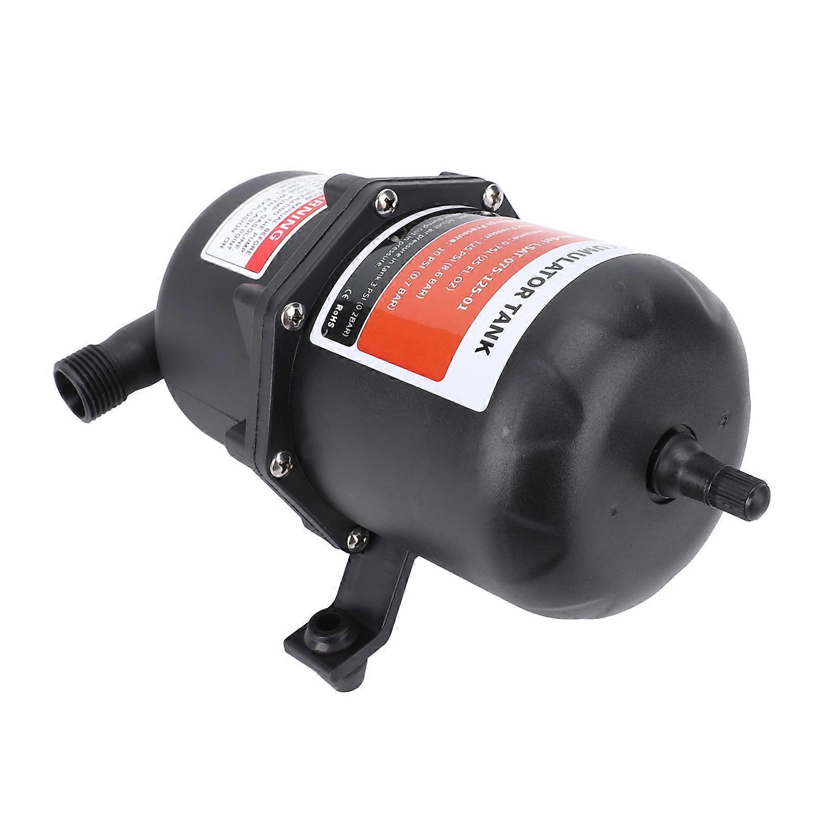 0.75L Pre-Pressurized RV Accumulator Tank 7.9x5x4.5in 125PSI