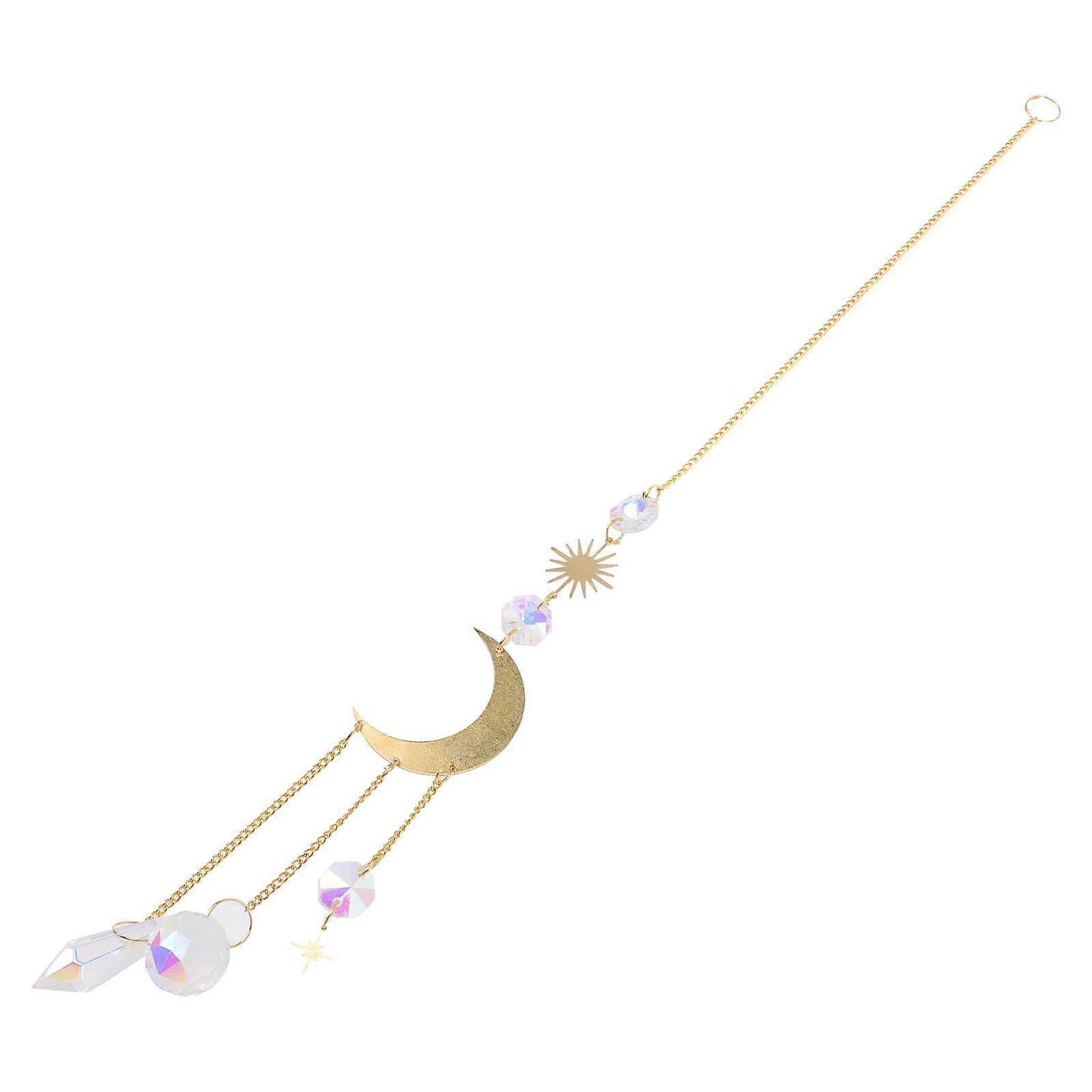 Crystal Wind Chimes Sun Catcher Hanging Crystal for Window 4Pcs