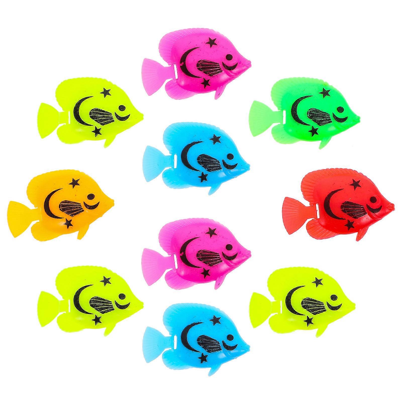 Plastic Artificial Fish for Aquarium Decoration Realistic 30 Pieces Set