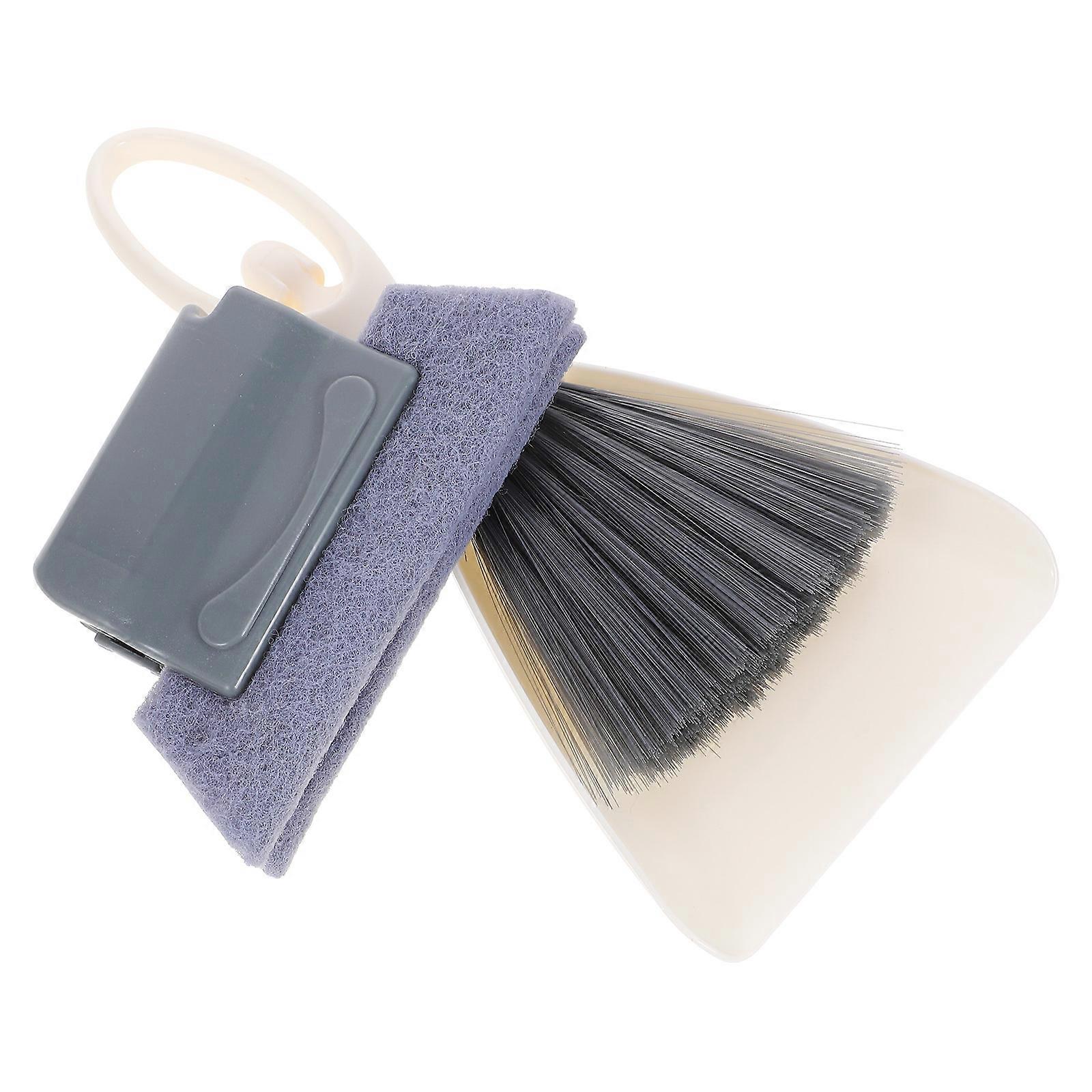 4 Sets Of Small Dustpan And Brush Set For Practical Home Cleaning And Pet Use Rectangular Design 4Set