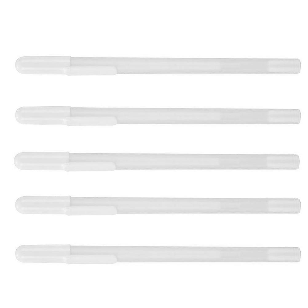 White Gel Ink Pens Fine Drawing for Writing 10Pcs Set with Metallic Markers