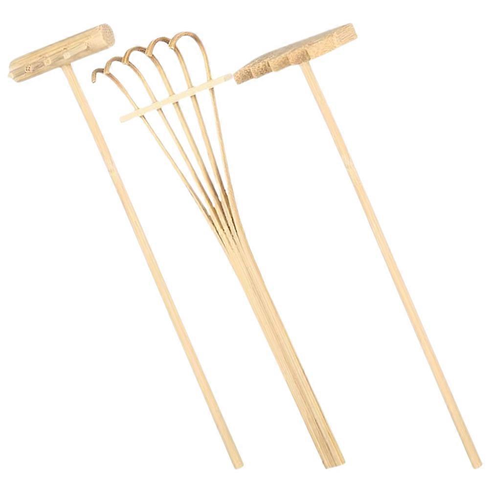 Plastic Zen Garden Sand Rake Tools for Home Office 12Pcs Mini Rake