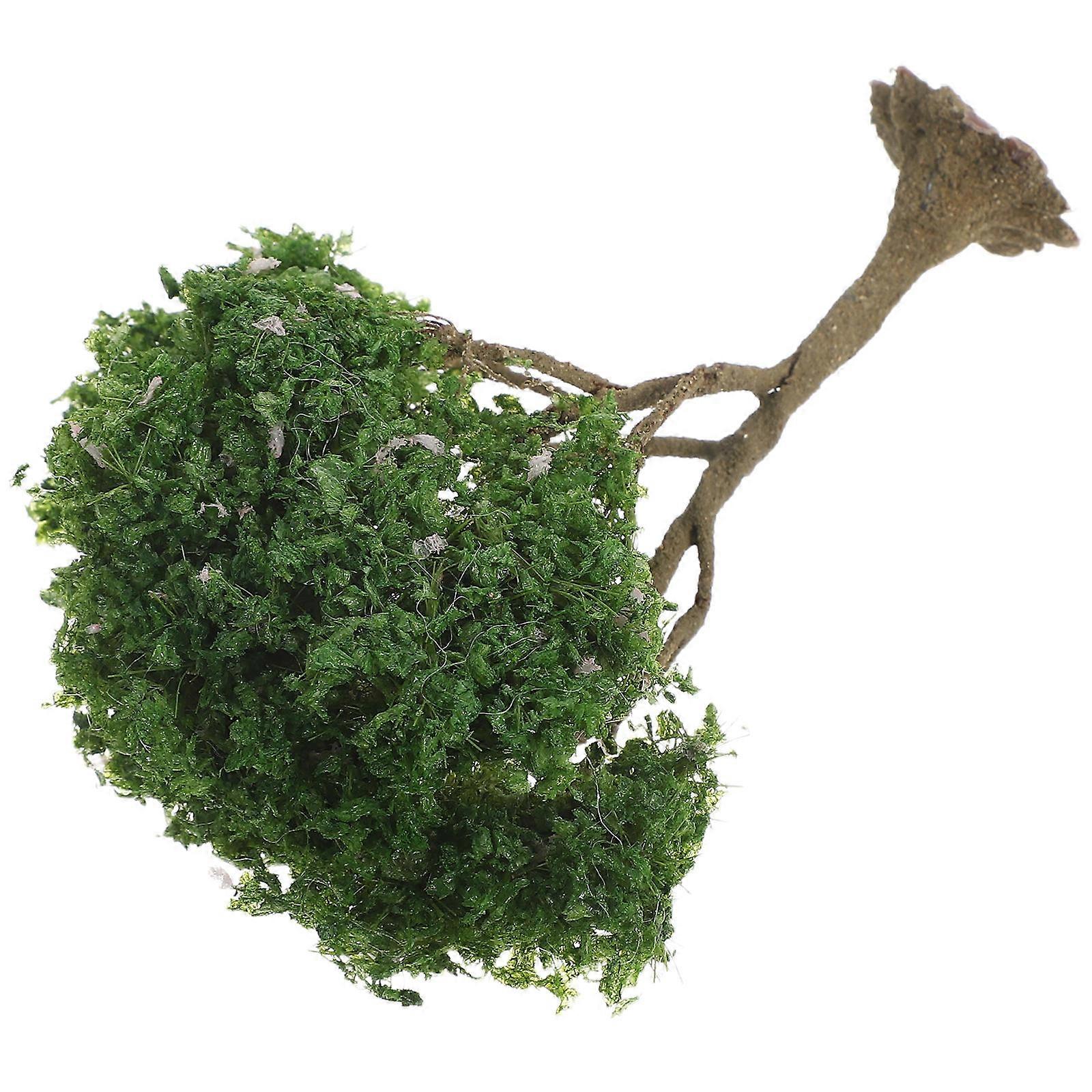 Green Miniature Trees for Crafts Model for Landscape Decoration