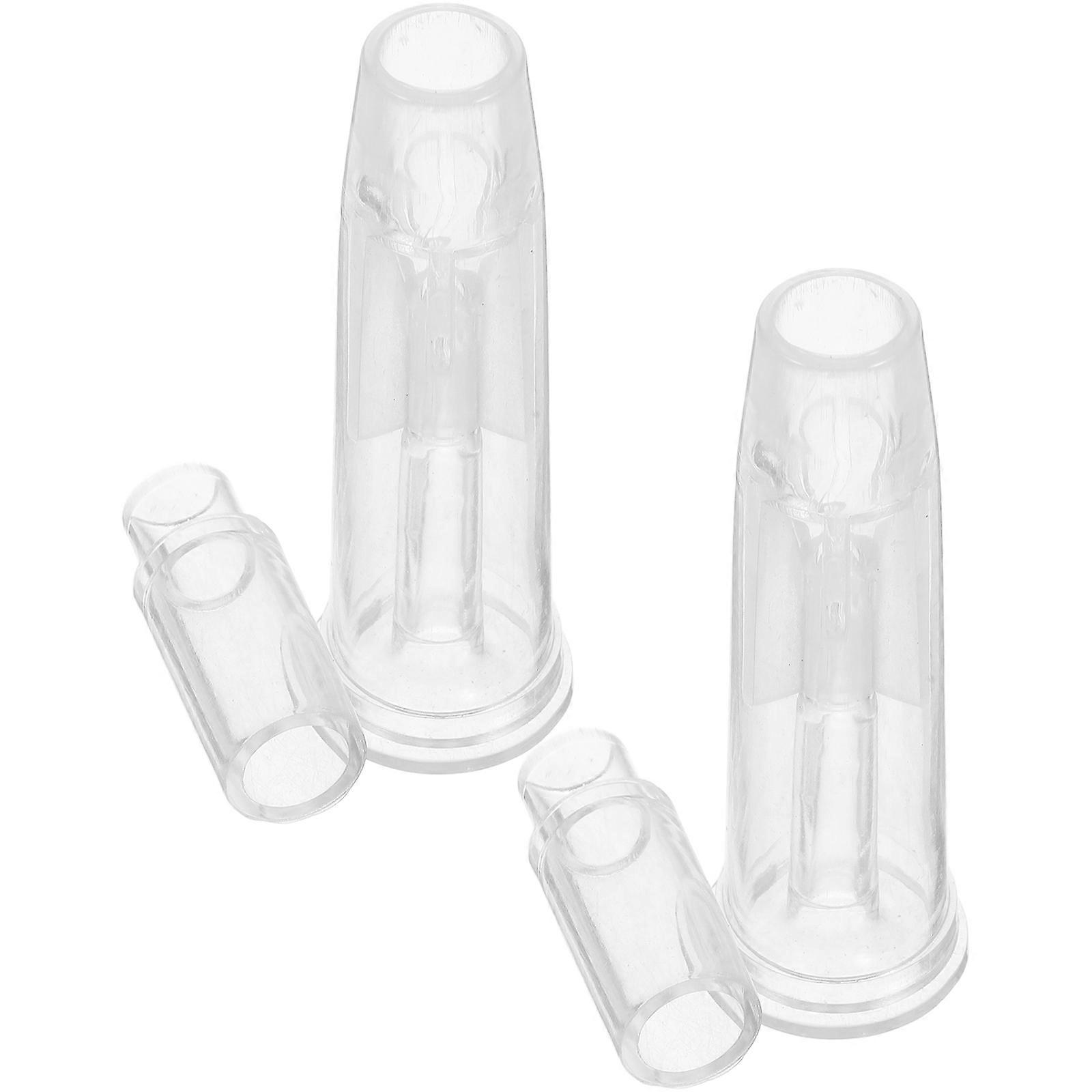 Fish Pond Sprinkler Transparent Fountain Nozzle for Pool Use 6Pcs