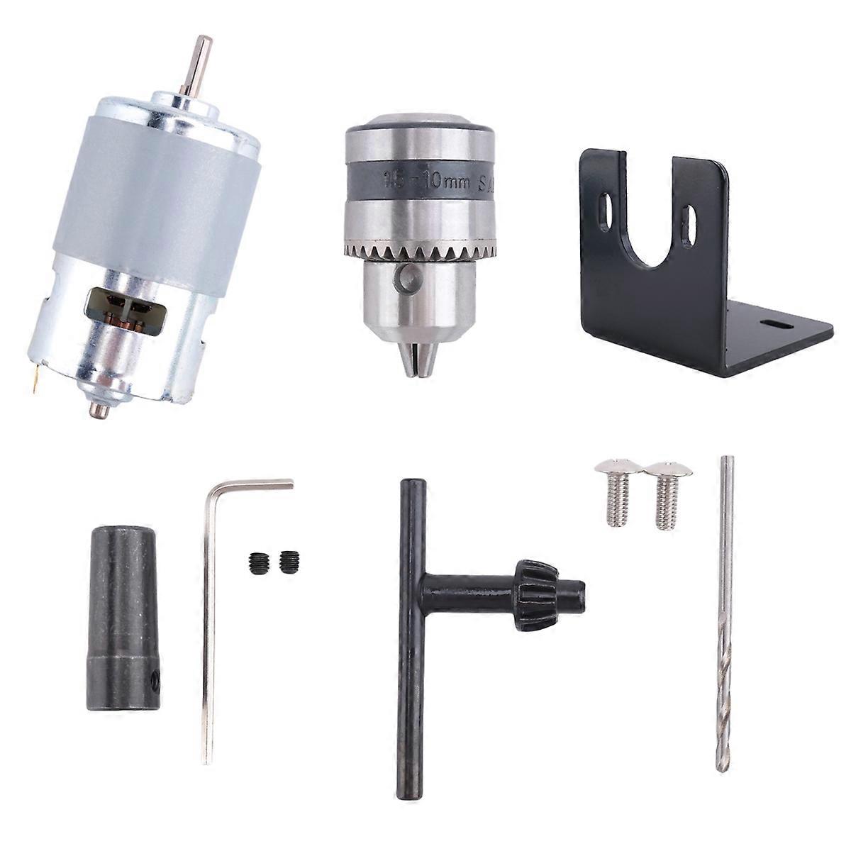 775 Motor 10000Rpm DC 12V Lathe 775 Motor with Mini Hand Drill Chuck