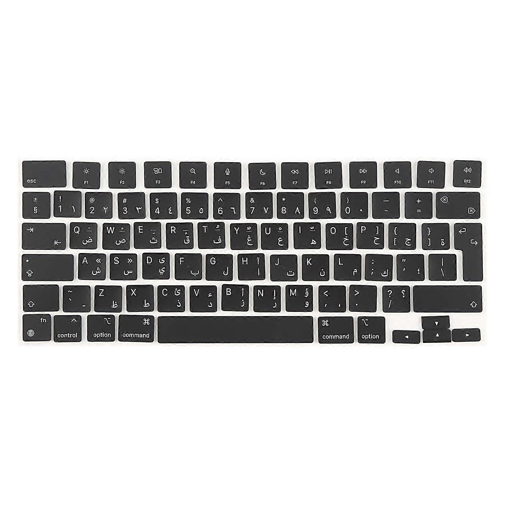 For Macbook A2442 A2485 A2779 A2780 A2991 A2992 A2918 Big Enter Version Keycaps Arabic