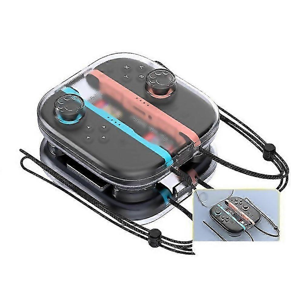 For Nintendo Switch 2 Joycon Crystal Storage Case Organizer Antiscratch Travel Box With 2 Game Card