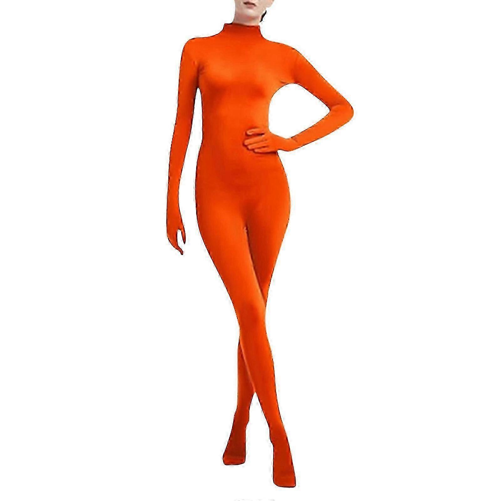 男性女性全身タイツスーツタイトフィットジャンプスーツ無地大人のコスチュームステージパフォーマンスコスチューム