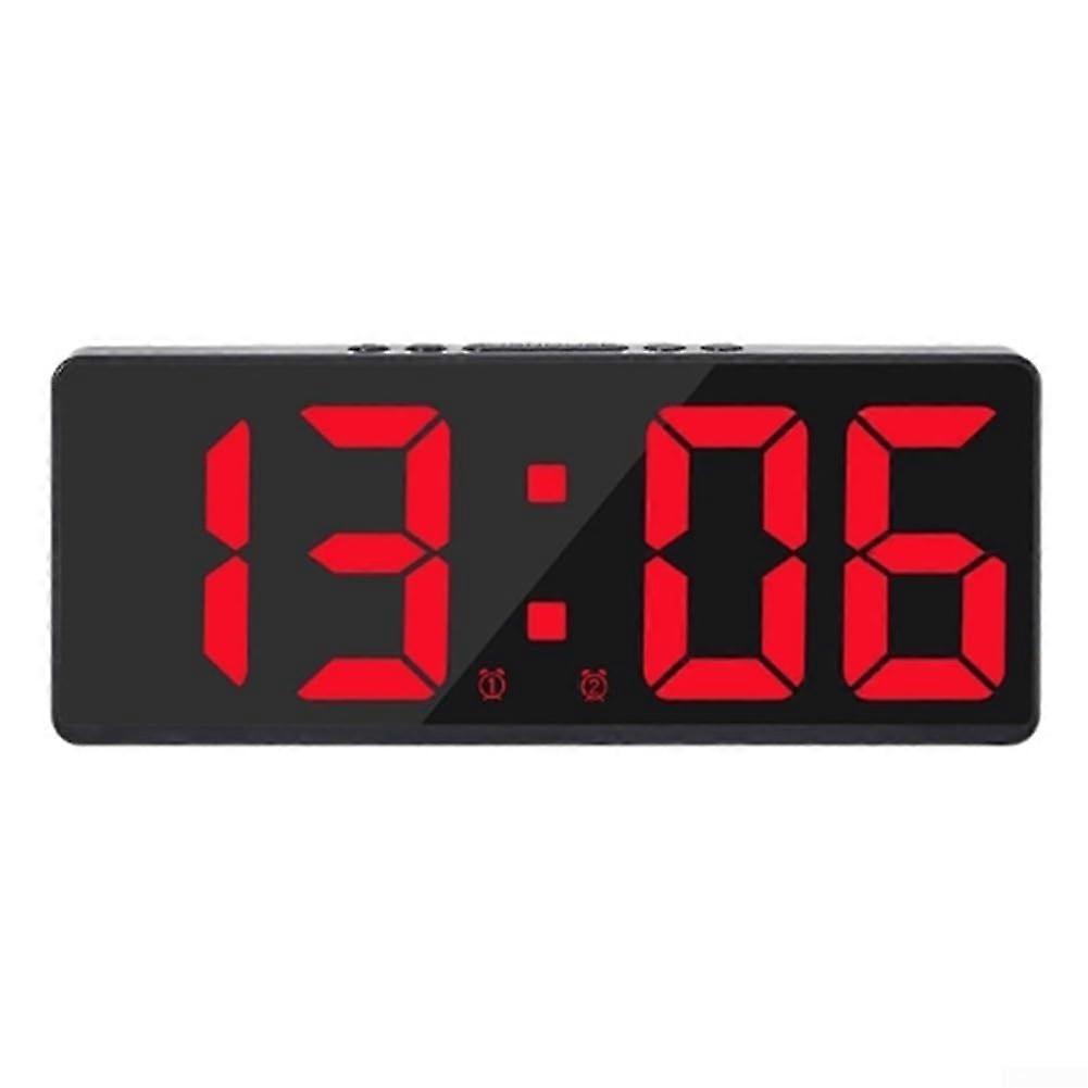 Voice Controlled Digital Display With Temperature Display And Do Not Disturb Mode Red Color