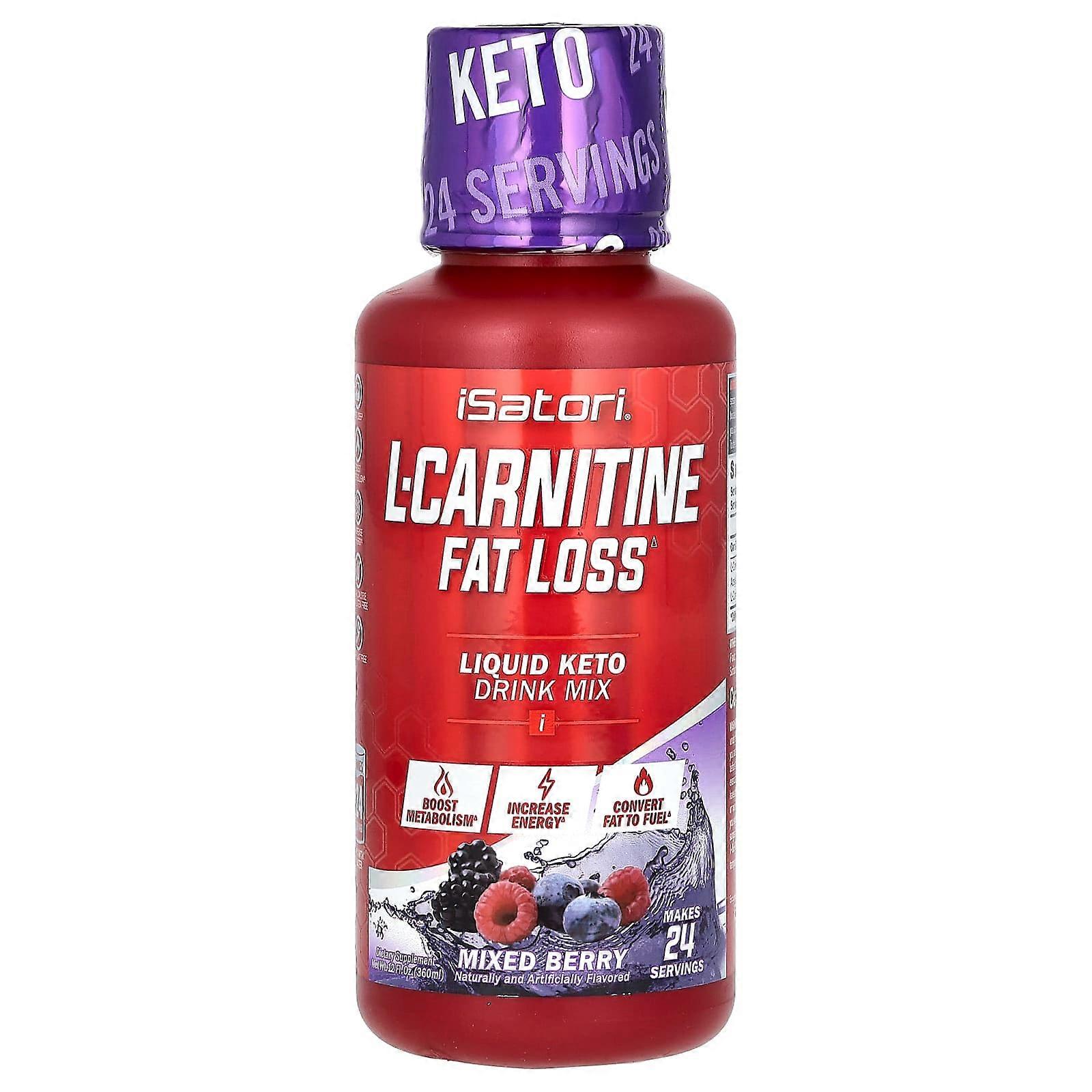 L-Carnitine, Mixed Berry, 12 fl oz (360 ml)