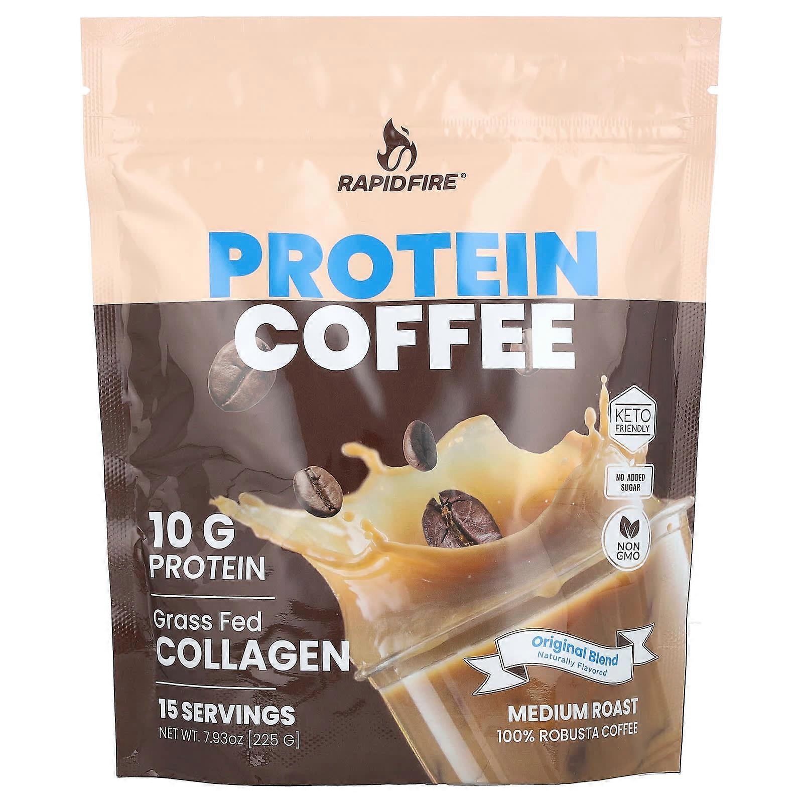 Protein Coffee, Original Blend, Medium Roast, 7.93 oz (225 g)