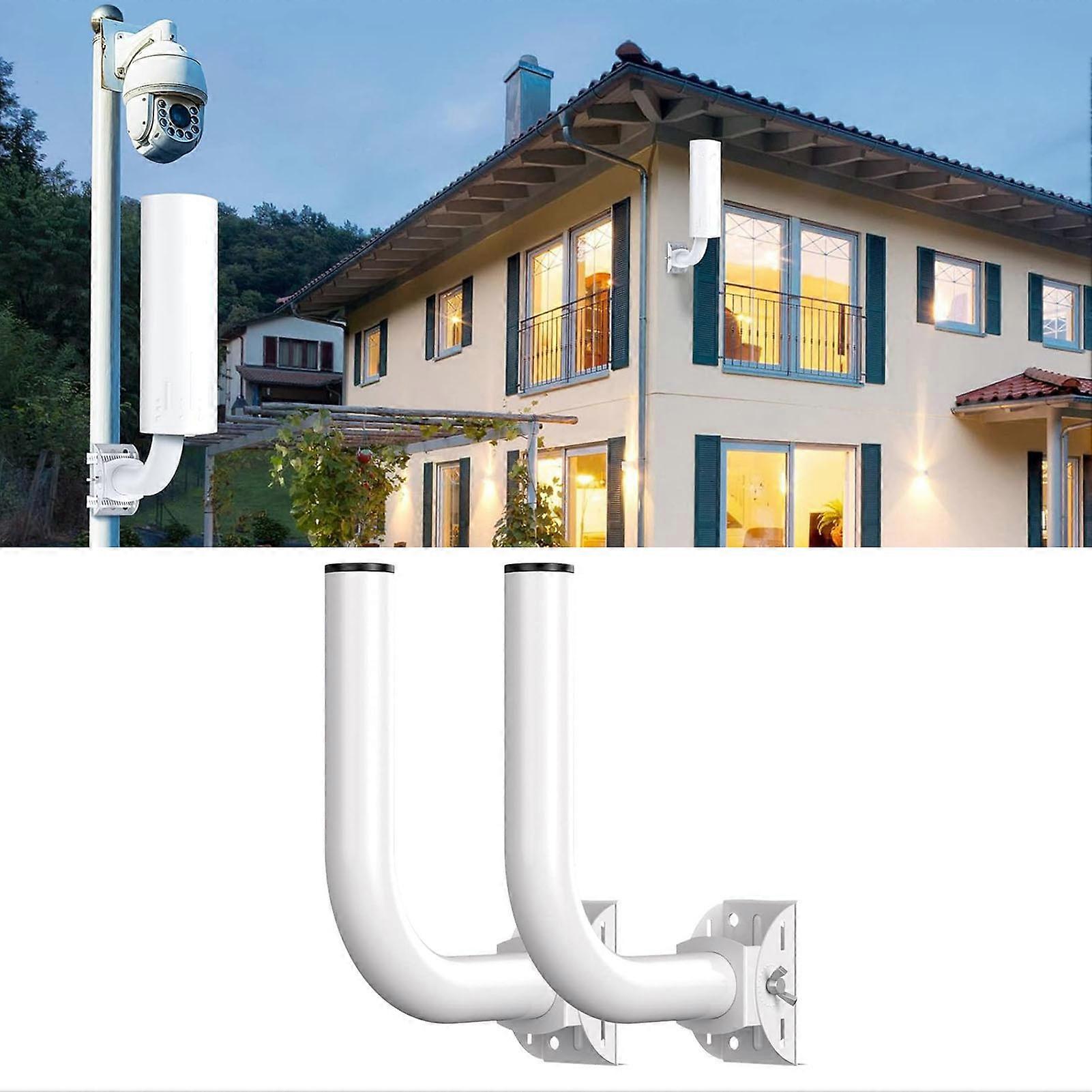 2Pcs Stainless Steel Wireless Bridge Bracket Mount 150° Adjustable