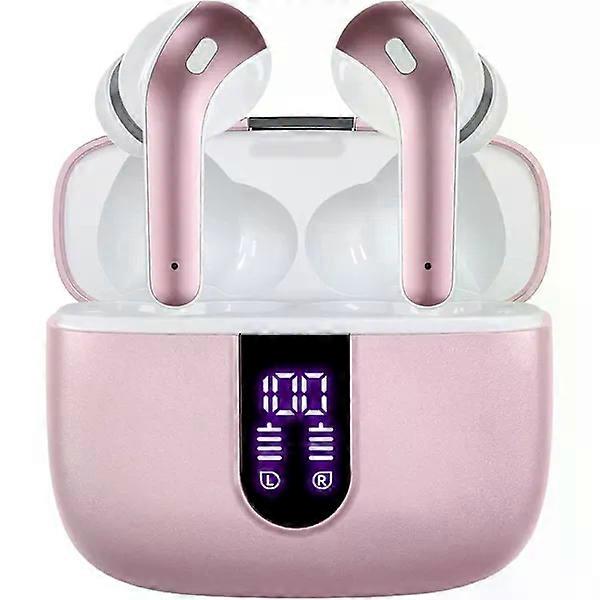 INF Wireless headphones with microphone and touch control Pink