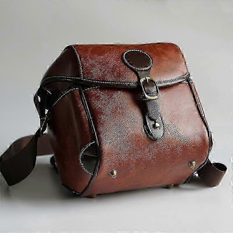 Retro Kamera Tasche Tasche Für Sony A7 MarkII IV A7RII A7R A7RIII A7C A7S3 A7IV A6400 A6100 A6000 A6500 RX10 III RX10IV stoßfestKaffee SZRH A-GB