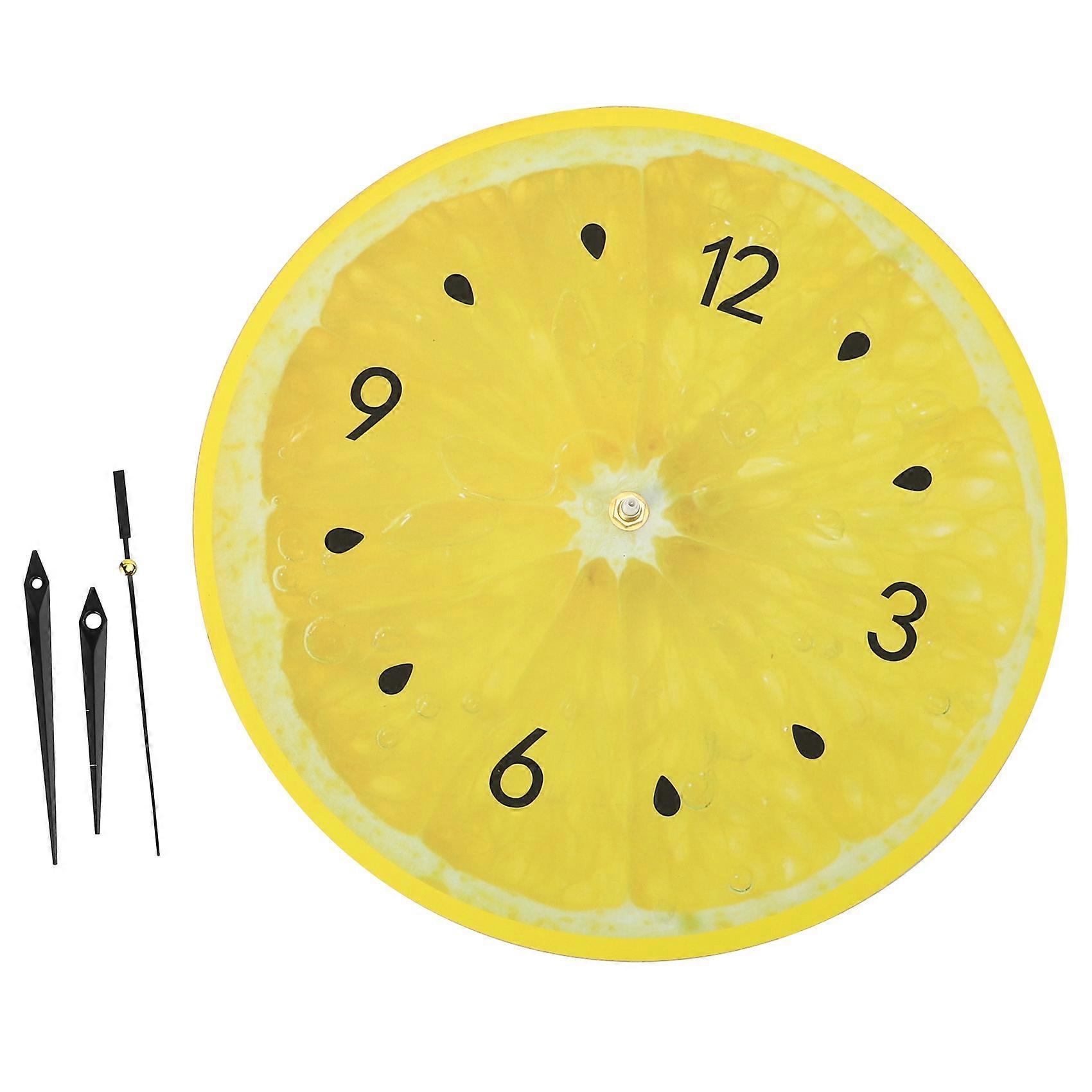 Lemon Fruit Wall Clock Home Decor Living Room Clock Wall Art Clock