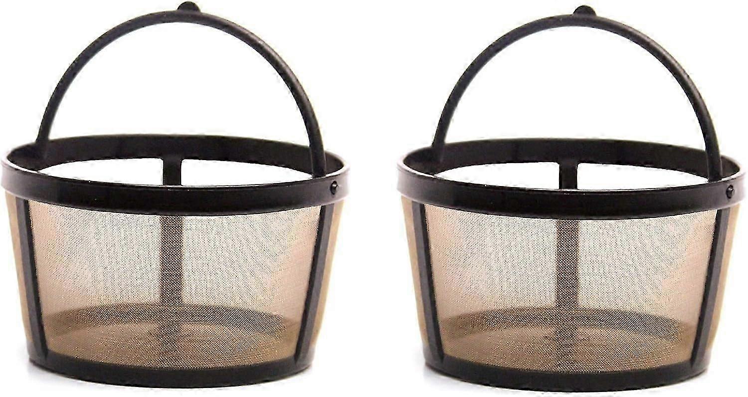 Reusable 4 Cup Basket, Replacement, Permanent Coffee Filter,89*52mm(4 Pack)