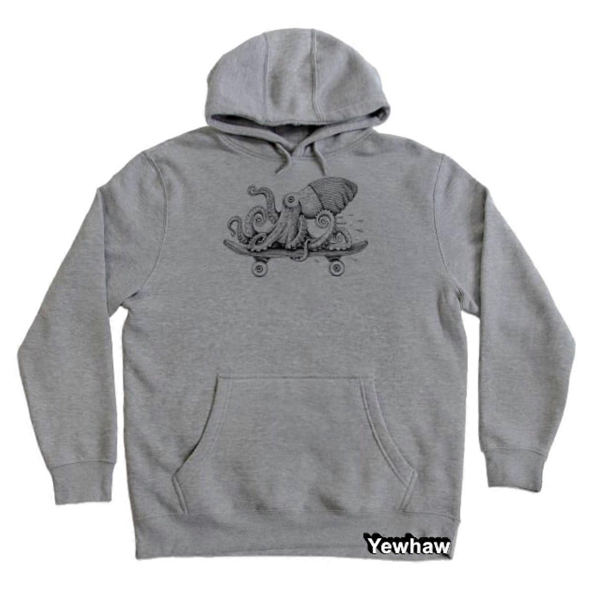 Skateboarding Octopus Hoodie