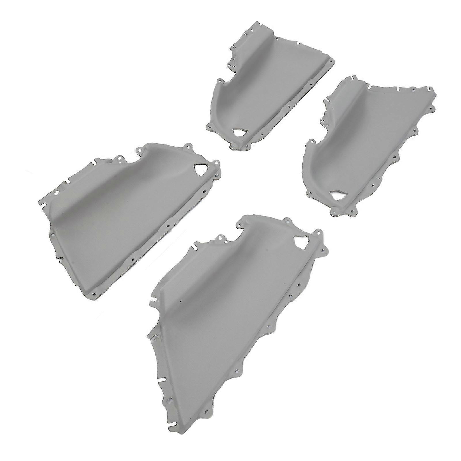 4Pcs Door Panel Insert Smoother Touch Scratch Resistant Stylish Look Armrest Door Panel Cover for Camry XV40 4 Door 2007 to 2011 