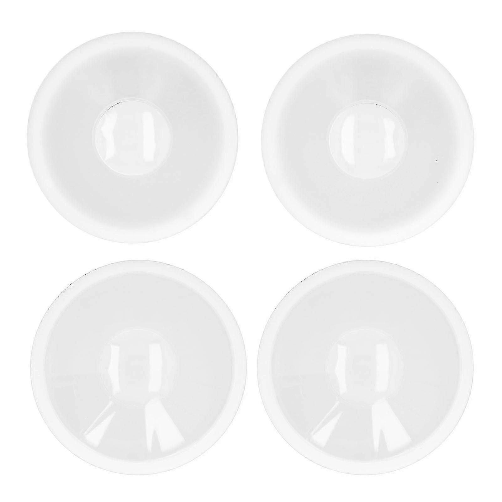 Milk Collector Silicone Cup: 4 Pcs, Leak-Proof, Reusable, Anti-Overflow, Hands-Free, Wearable for Nursing (F54)