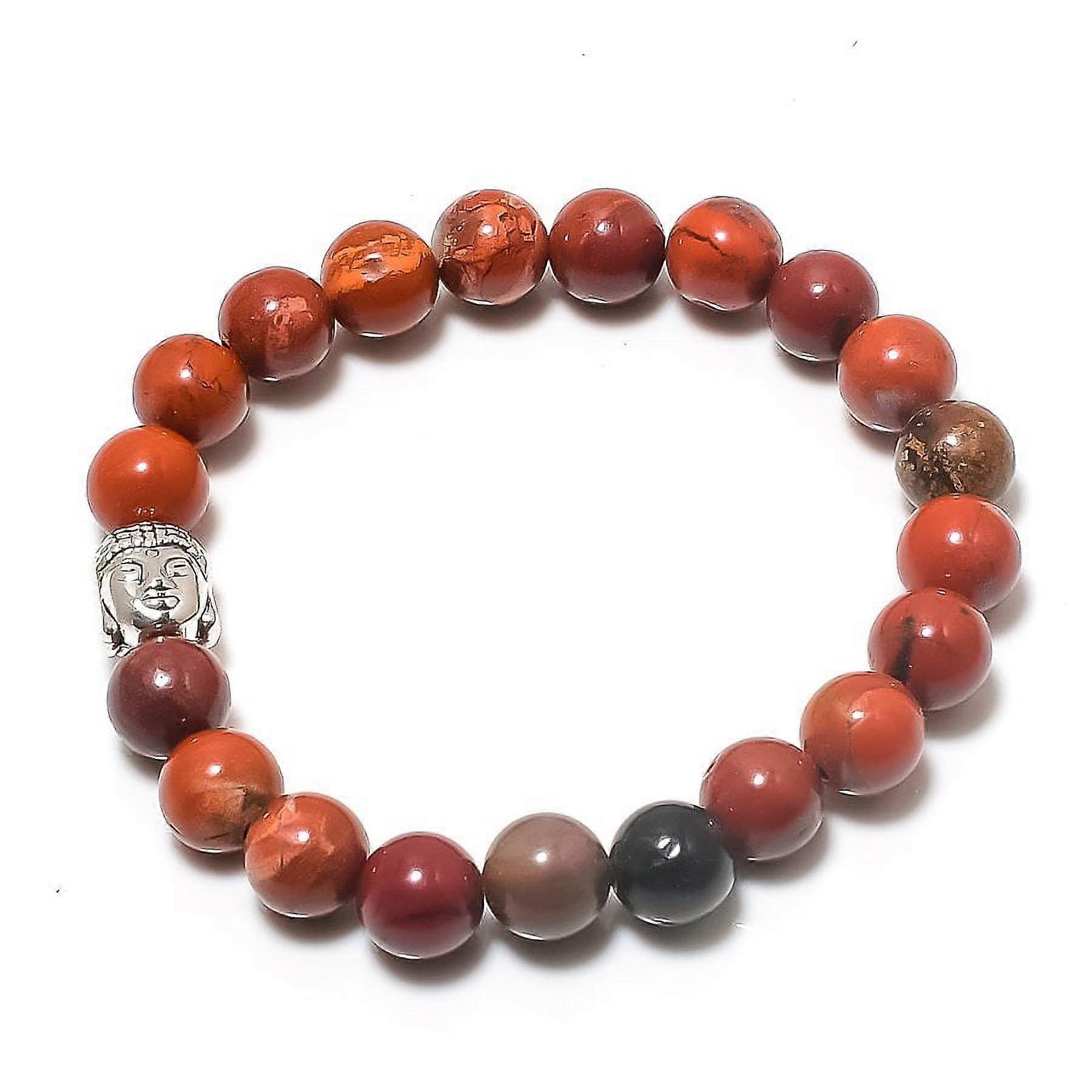 Natural Carnelian Gemstone Handmade Cuff Adjustable