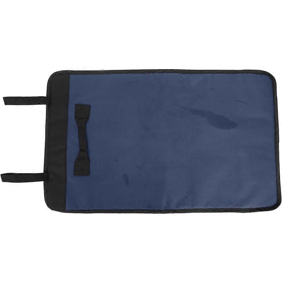 Multifunction Outdoor Coiling Block Tool Bag with Handle for Camping Repairing blue