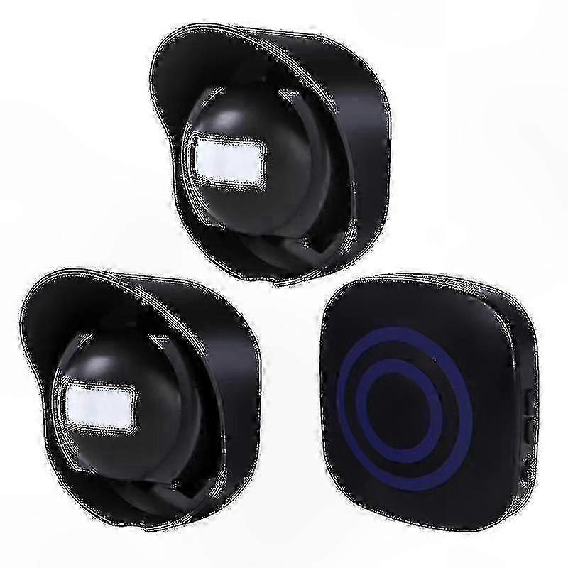 Waterproof Outdoor Motion Sensor Alarm System with 1 Receiver, 2 Transmitters, and 38 Chimes for Long-Range Driveway Alerts