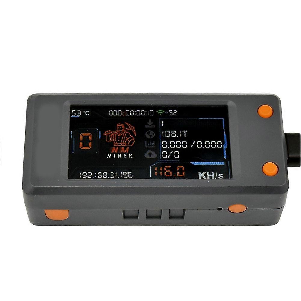 Upgrade Nerdminer 118KH/S BTC Solo Lottery Miner with 1.91inch Color Screen Bitcoin BTC Miner Nerd Miner