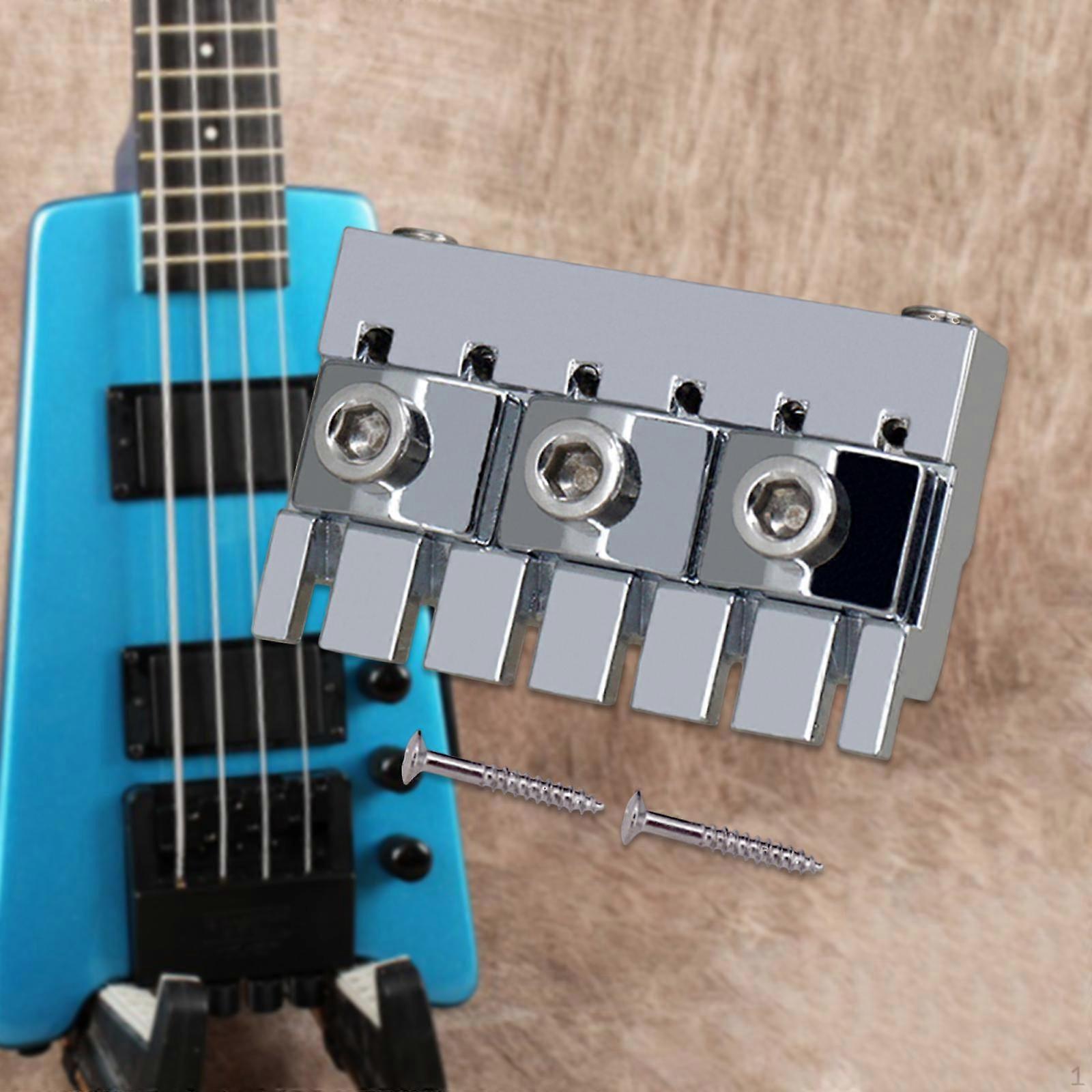 Headless Guitar String Locking Nut Accessories with Screw Replace Parts Music Instrument Multi