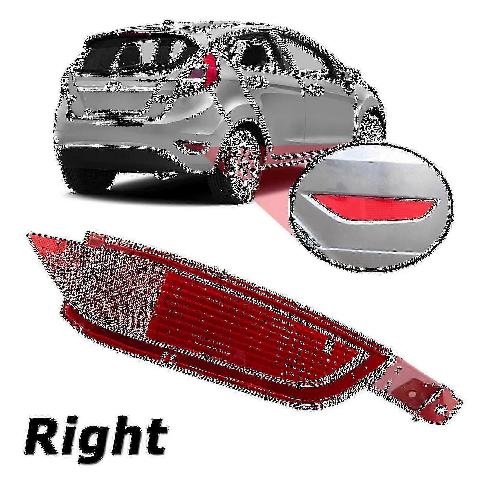 Right Rear Bumper Reflector with Fog Lamp and Tail Brake Light for Ford Fiesta Mk7 (2008-2014) Cmax 2025
