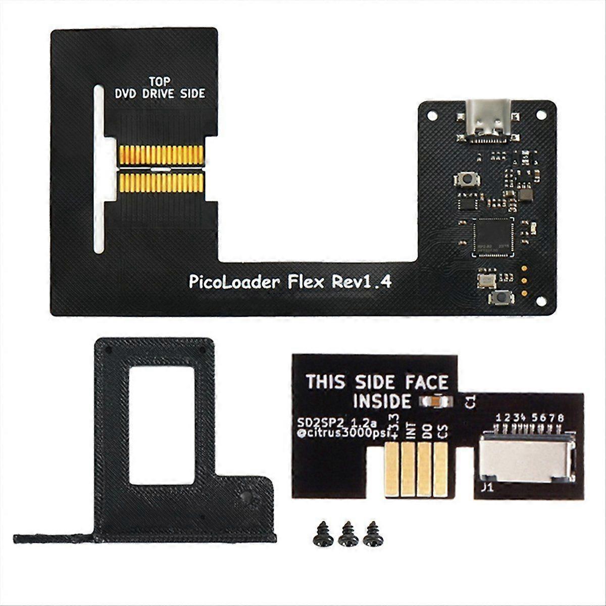 Picoloader Flex Rev1.4 mit SD2SP2 Basierend auf dem RP2040Chip für SD2SP2 GC2SD SDGecko für Retro GameC