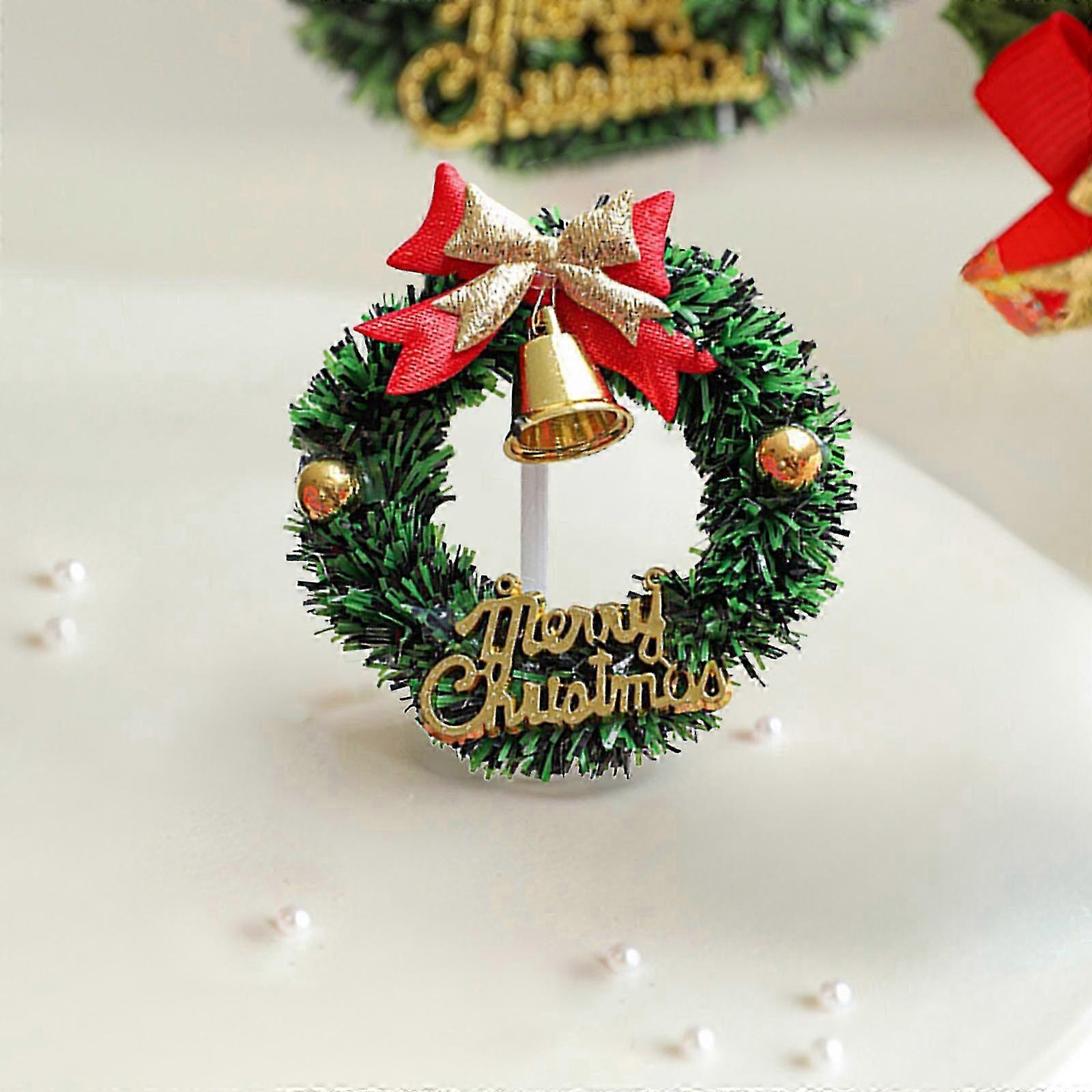 Christmas tree insert for festive cakes with dimensional ornaments