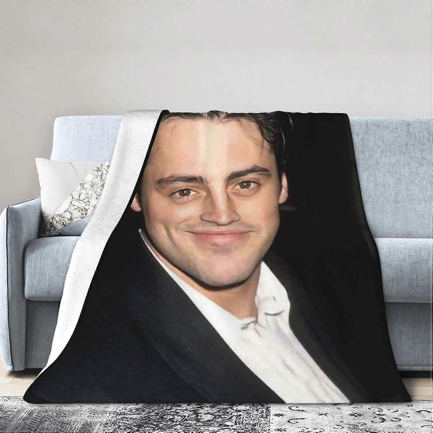 Chandler Actor Bing Fleece Throw Blanket Lightweight Plush Fluffy Warm Soft Cozy Blankets Air Conditioner Blanket Perfec-fcvbn163