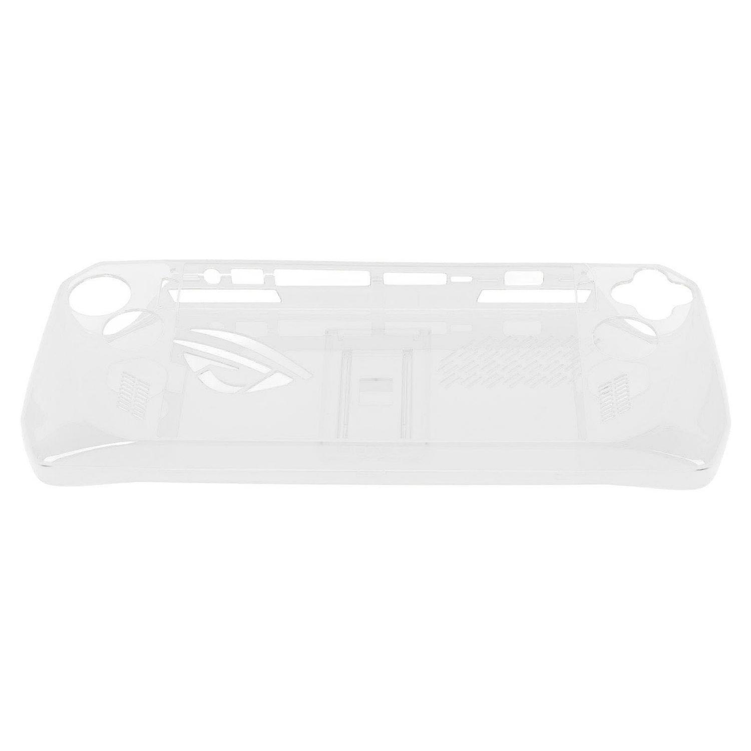 Game Console Clear Case Shockproof Prevent Slip TPU Protective Cover with Bracket for ASUS ROG Ally 
