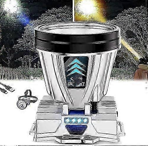 Super Bright Rechargeable High Power Headlamp, German XPG High-Power Headlamp, Powerful High-Performance Headlamp