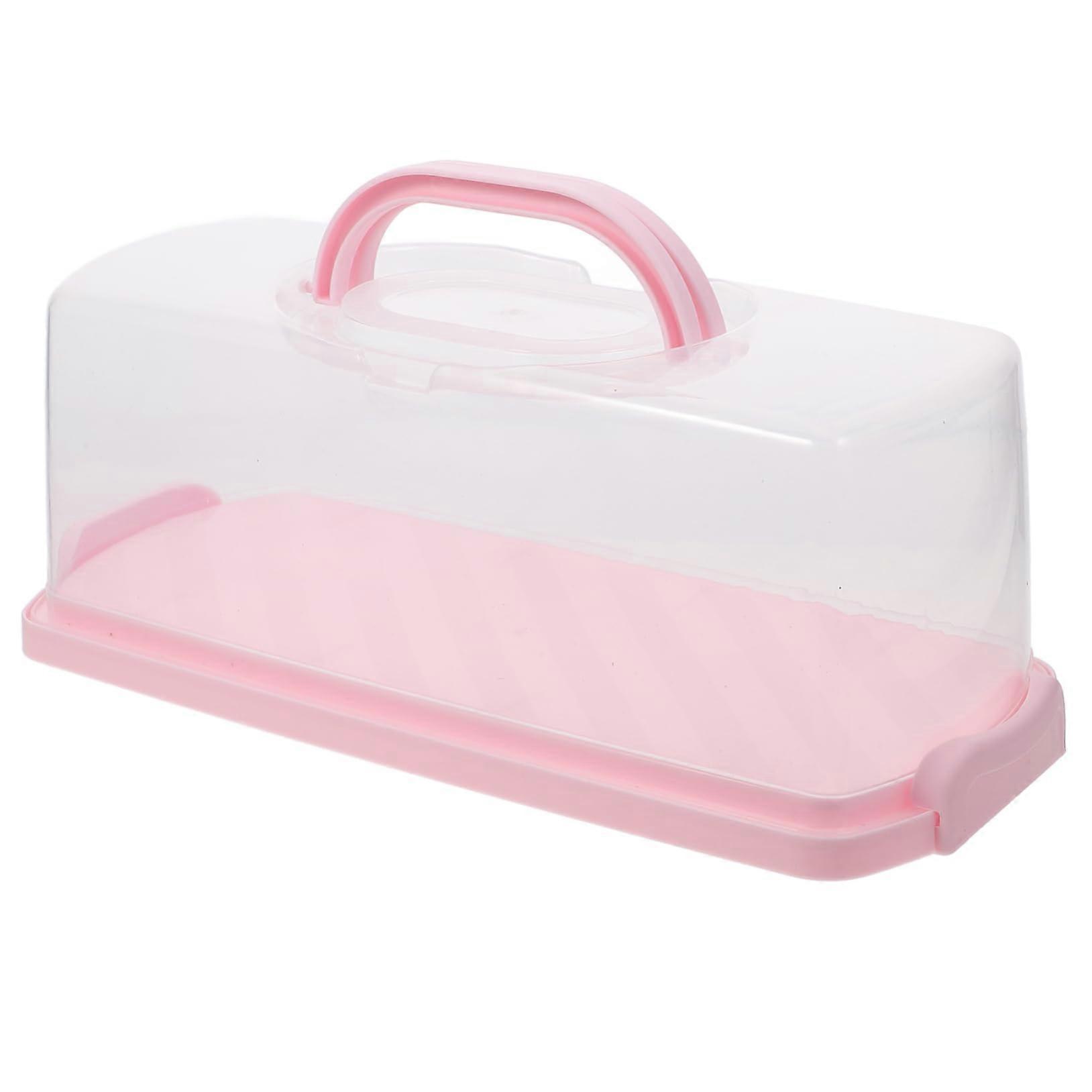 Bread Storage Container with Lid Airtight Transparent Loaf Keeper for Homemade Bread, Cake, Cookies, Picnic
