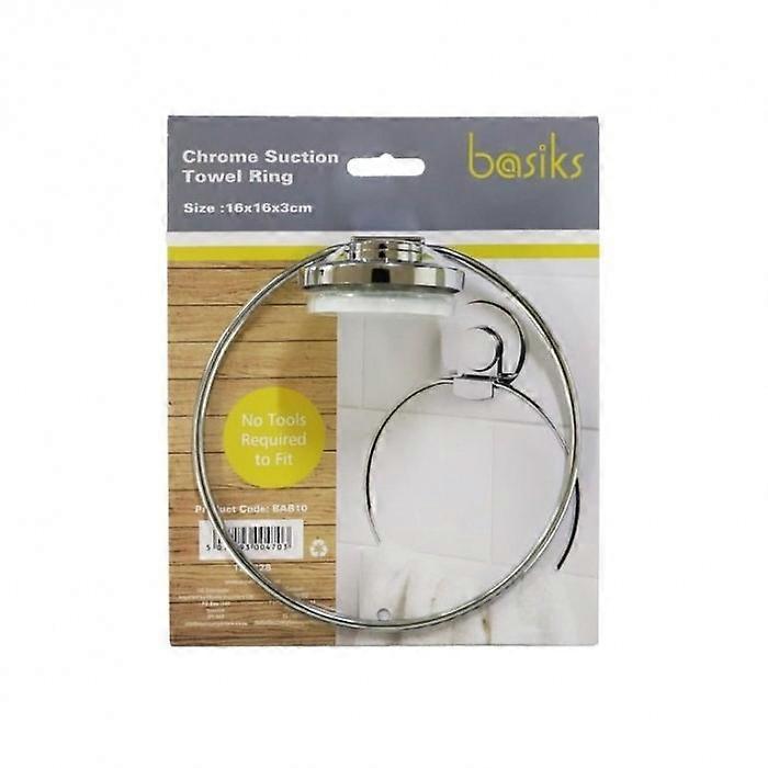 Basiks Suction Towel Ring