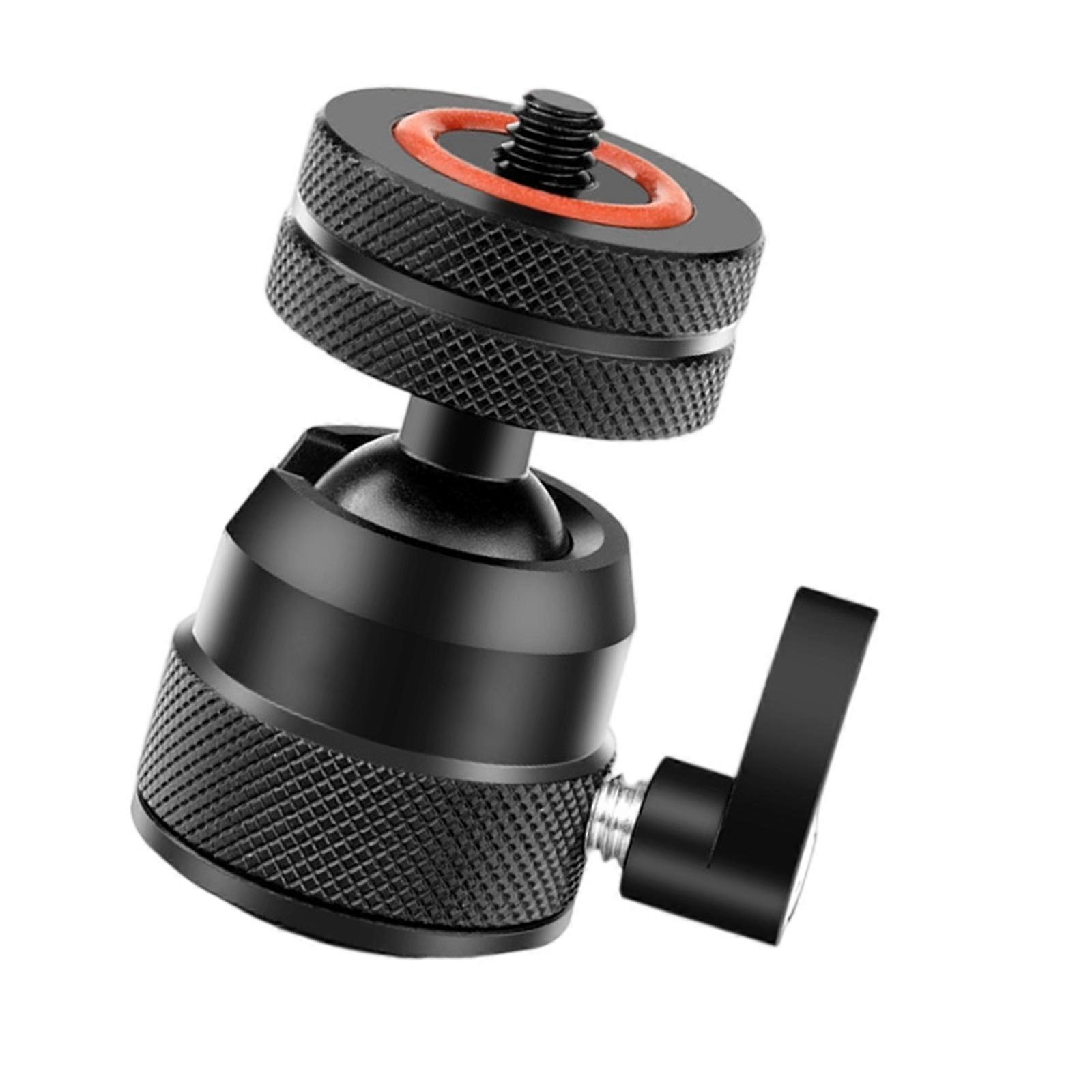 Mini Ball Head With Smooth 360°Pivoting For Camera Camera stand And Own-Shot Stick Strong Durability&High Stability Multicolor