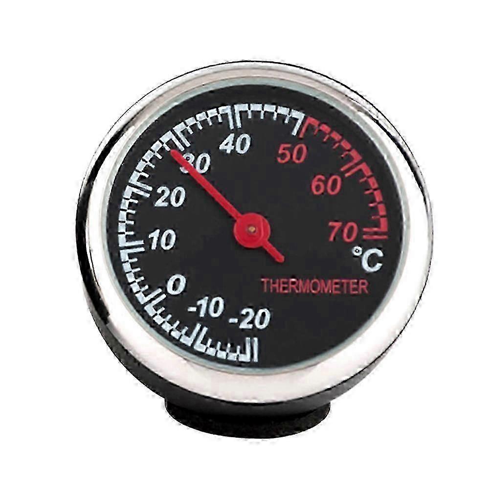 Automobile Electronic Clock Luminous Mechanical Clock Thermometer Hygrometer Steel Core Pointer For Car (thermometer)